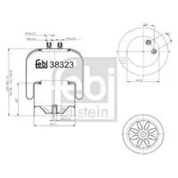 FEBI BILSTEIN 38323 Luftfederbalg für MERCEDES-BENZ