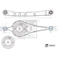 FEBI BILSTEIN 196053 Querlenker für VOLVO