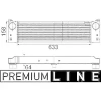 MAHLE CI 192 000P Ladeluftkühler für MERCEDES-BENZ