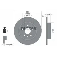 TEXTAR 92205503 Bremsscheiben 2 Stück OPEL