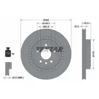 TEXTAR 92196403 Bremsscheiben 2 Stück VOLVO