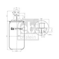 FEBI BILSTEIN 177163 Luftfederbalg für IVECO