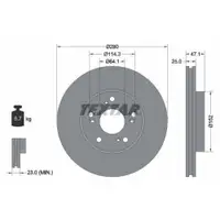 TEXTAR 92252503 PKW Bremsscheiben