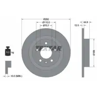 TEXTAR 92205703 Bremsscheiben 2 Stück OPEL