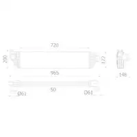 MAHLE CI 669 000P Ladeluftkühler für RENAULT