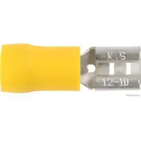 HERTH+BUSS ELPARTS 50252512 Quetschverbinder 6,3mm gelb