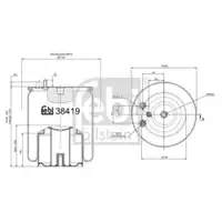 FEBI BILSTEIN 38419 Luftfederbalg