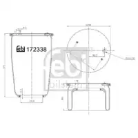 FEBI BILSTEIN 172338 Luftfederbalg