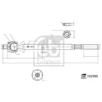 FEBI BILSTEIN 192990 Axialgelenk
