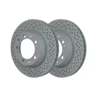 ATE 24.0124-0183.1 Bremsscheiben 2 Stück PORSCHE