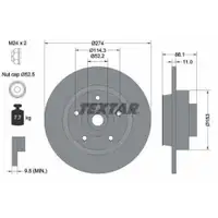 TEXTAR 92232603 Bremsscheiben 2 Stück RENAULT