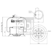 FEBI BILSTEIN 35877 Luftfederbalg für MERCEDES-BENZ