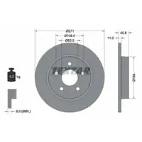 TEXTAR 92239003 Bremsscheiben 2 Stück FORD
