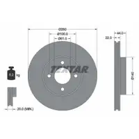 TEXTAR 92239903 Bremsscheiben 2 Stück NISSAN
