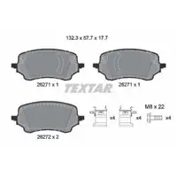 Bremsbelagsatz Scheibenbremse Textar 2627101 Q+ für Ford für Ford Australia