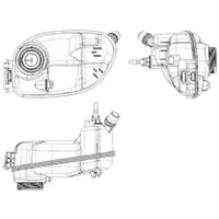 Ausgleichsbehälter Kühlmittel Mahle CRT 65 000S Behr für Mercedes Benz