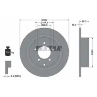 TEXTAR 92177303 Bremsscheiben 2 Stück JEEP