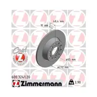 Zimmermann 600.3241.20 Bremsscheiben 2 Stück VW