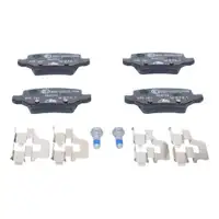 ATE Bremsenset Bremsscheiben Ø258 voll Bremsbeläge hinten Mercedes B-Klasse