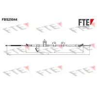 Seilzug Feststellbremse Fte 9250633 für Toyota Hinten Rechts