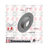 ZIMMERMANN 150.3487.20 Bremsscheiben 2 Stück MINI