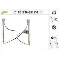 VALEO 851136 Fensterheber (o. Motor) v l ESPACE