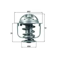 MAHLE TX 165 88D Thermostateinsatz mit Dichtung