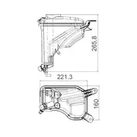 MAHLE CRT 207 000S Ausgleichsbehälter für BMW