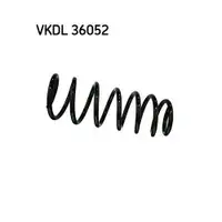 Fahrwerksfeder Skf VKDL 36052 für Volvo Hinterachse