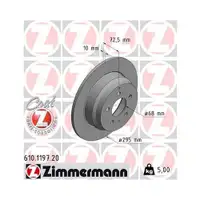 Zimmermann 610.1197.20 Bremsscheiben 2 Stück VOLVO