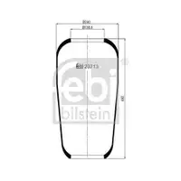 FEBI BILSTEIN 20713 Luftfederbalg für VOLVO
