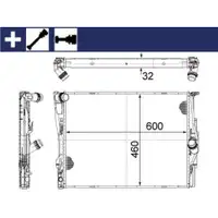 MAHLE CR 1087 000S Kühlmittelkühler für BMW