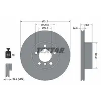 TEXTAR 92261805 Bremsscheiben 2 Stück vorne für BMW