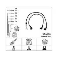 NGK 0511 Zündleitungssatz RC-AD211 für AUDI