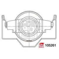 FEBI BILSTEIN 105261 Ausrücklager für VOLVO