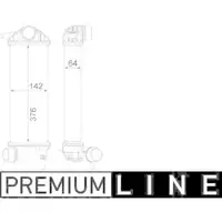 MAHLE CI 477 000P Ladeluftkühler für RENAULT, MERCEDES-BENZ