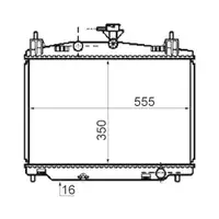 MAHLE CR 1071 000S Kühlmittelkühler für MAZDA