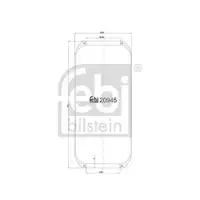 FEBI BILSTEIN 20945 Luftfederbalg
