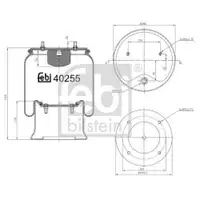 FEBI BILSTEIN 40255 Luftfederbalg