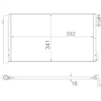 MAHLE AC 414 001S A/C-Kondensator für BMW