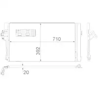 MAHLE AC 762 000S A/C-Kondensator für MERCEDES-BENZ