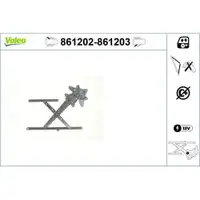 Fensterheber Valeo 861202 für Bmw Hinten Links