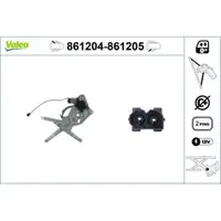 Fensterheber Valeo 861204 für Bmw Hinten Links