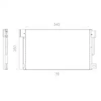MAHLE AC 367 000S A/C-Kondensator für OPEL, CITROËN, ALFA, FIAT, PEUGEOT, ABARTH