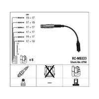 NGK 0758 Zündleitungssatz RC-MB223 für MERCEDES-BENZ, CHRYSLER
