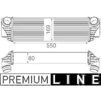 MAHLE CI 185 000P Ladeluftkühler
