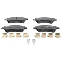 ATE Set Scheiben Ø266 vorn Ø247 hinten belüftet Beläge Citroen Xsara Peugeot