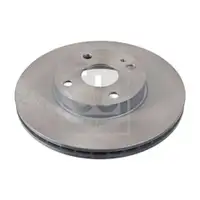 FEBI BILSTEIN 108607 Bremsscheiben 2 Stück vorn für MAZDA