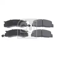 FEBI BILSTEIN 170884 Bremsbelagsatz für TOYOTA