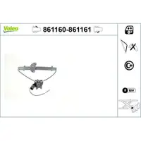 Fensterheber Valeo 861160 für Toyota Vorne Links